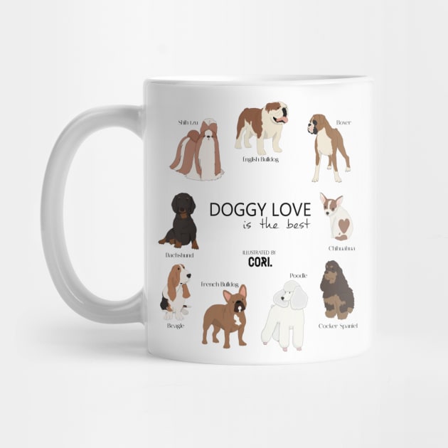 Doggy love is the best by CoriDesign